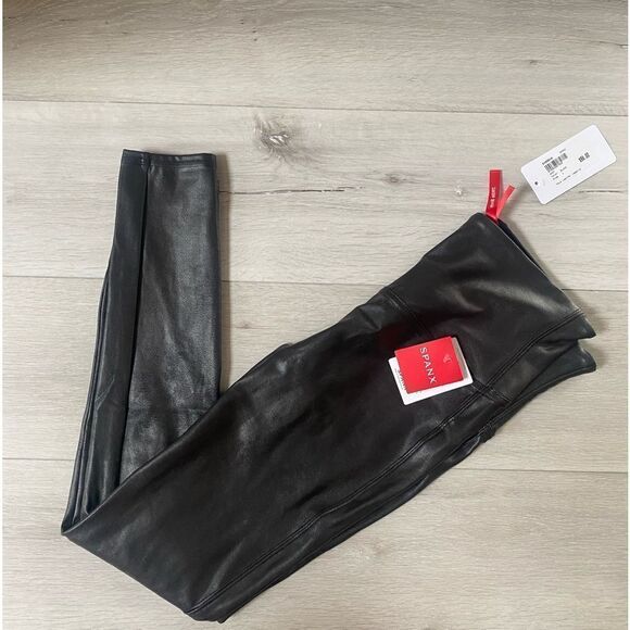 Spanx Faux Leather Leggings Black Multiple Sizes New With Tags - Picture 6 of 12